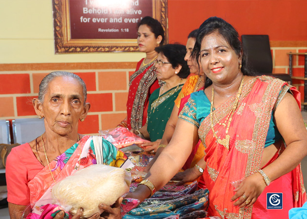 Esther ministry is the social wing of Grace Ministry in Mangalore introduced by Sis Hanna Richard to Provide encouragement, comfort, and support for old aged women and widows in India.